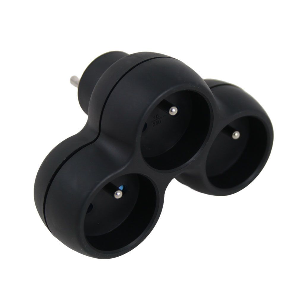 Esperanza Hálózati Elosztó 3DIN Fali Black Esperanza Hálózati Elosztó 3DIN Fali Black