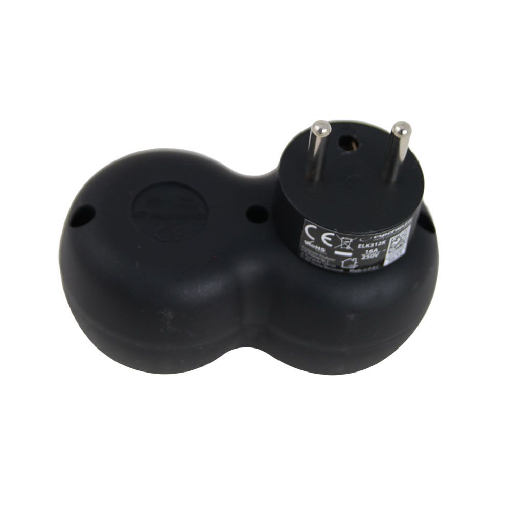 Esperanza Hálózati Elosztó 2DIN Fali Black Esperanza Hálózati Elosztó 2DIN Fali Black