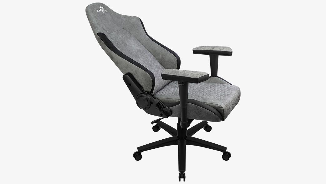 Aerocool CROWN AeroSuede Gaming Chair Stone Grey Aerocool CROWN AeroSuede Gaming Chair Stone Grey