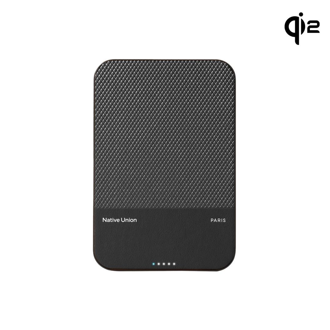 Native Union (Re)Classic Magnetic PowerBank Qi2 5000mAh Black Native Union (Re)Classic Magnetic PowerBank Qi2 5000mAh Black