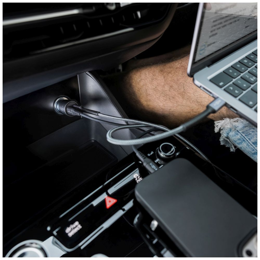 FIXED Dual USB-C Car Charger 65W PD 3.0 Black