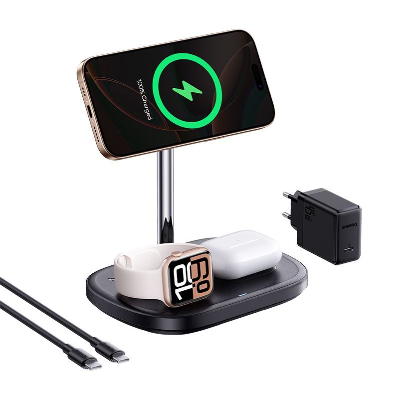 Baseus EnerFill FS41 3-in-1 Wireless Charging Stand Baseus EnerFill FS41 3-in-1 Wireless Charging Stand