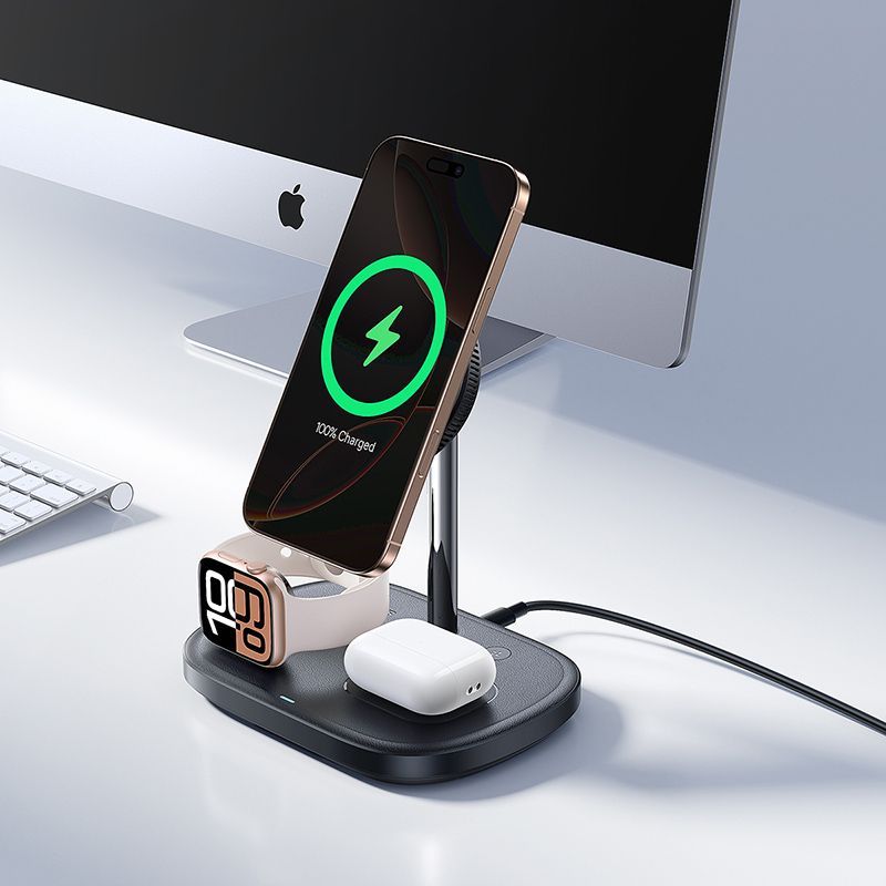 Baseus EnerFill FS41 3-in-1 Wireless Charging Stand Baseus EnerFill FS41 3-in-1 Wireless Charging Stand