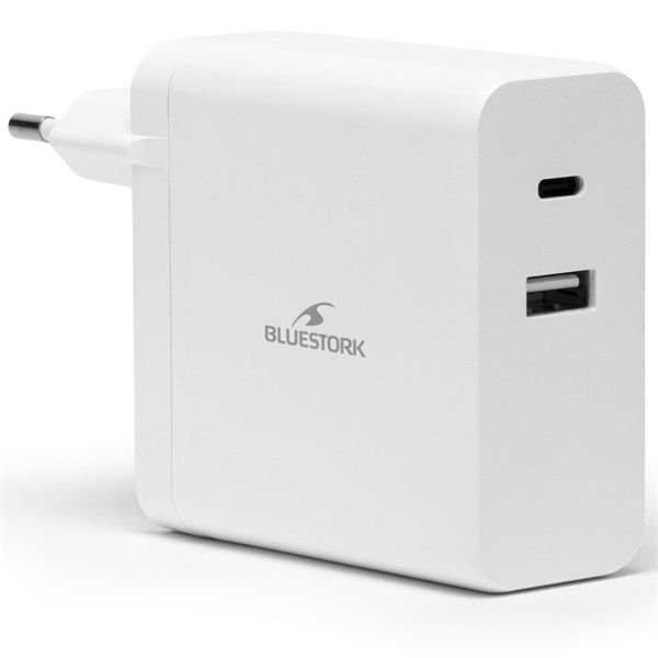 Bluestork PW-NB-65-C 65W Wall Charger Adapter White Bluestork PW-NB-65-C 65W Wall Charger Adapter White
