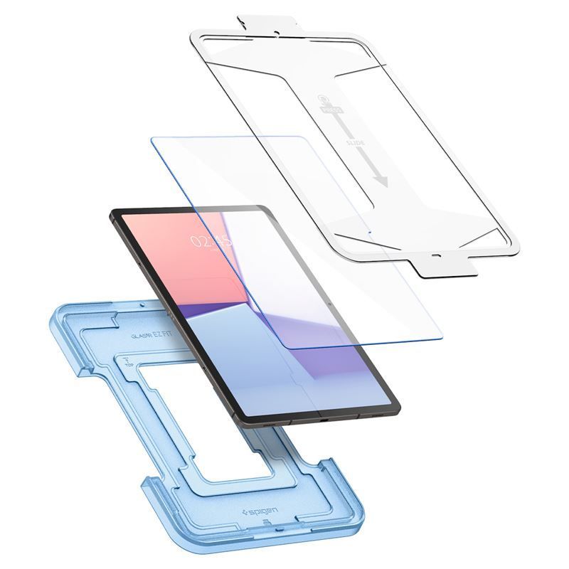 Spigen Glass tR EZ Fit 1 Pack - Samsung Galaxy Tab S9+ Spigen Glass tR EZ Fit 1 Pack - Samsung Galaxy Tab S9+