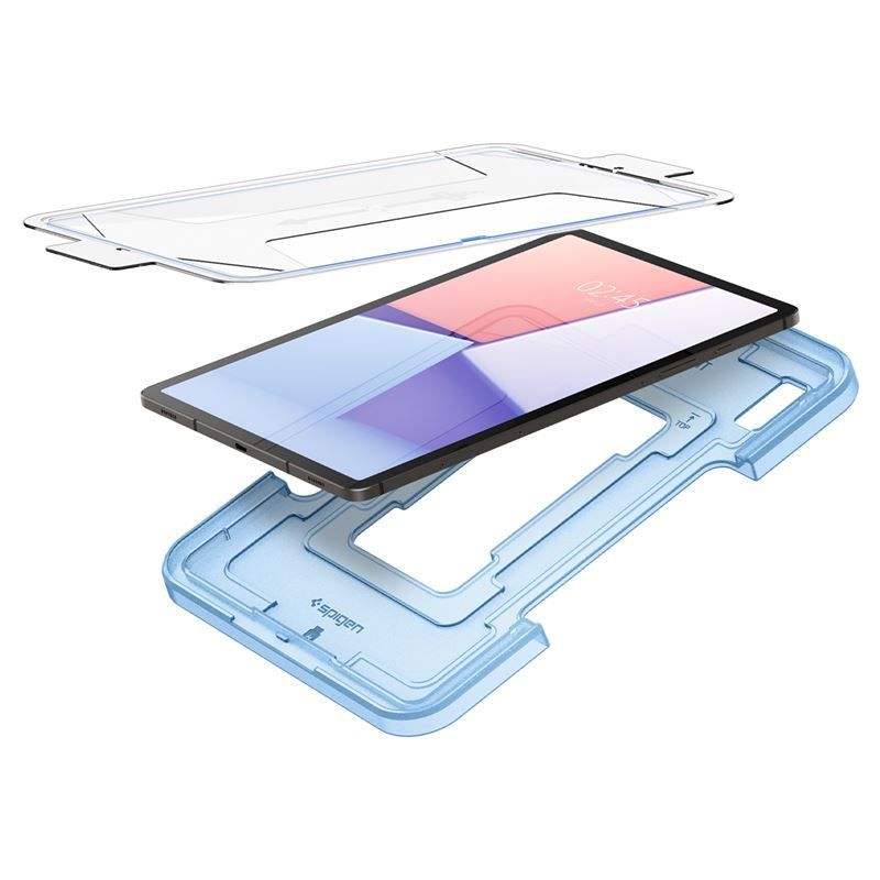 Spigen Glass tR EZ Fit 1 Pack - Samsung Galaxy Tab S9+ Spigen Glass tR EZ Fit 1 Pack - Samsung Galaxy Tab S9+