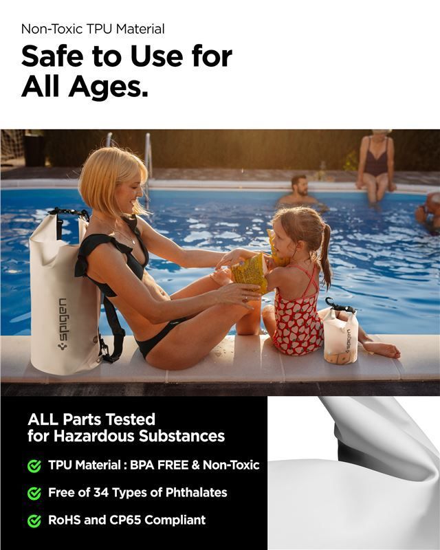 Spigen Aqua Shield WaterProof Dry Bag 20L + 2L A630 Snow White Spigen Aqua Shield WaterProof Dry Bag 20L + 2L A630 Snow White