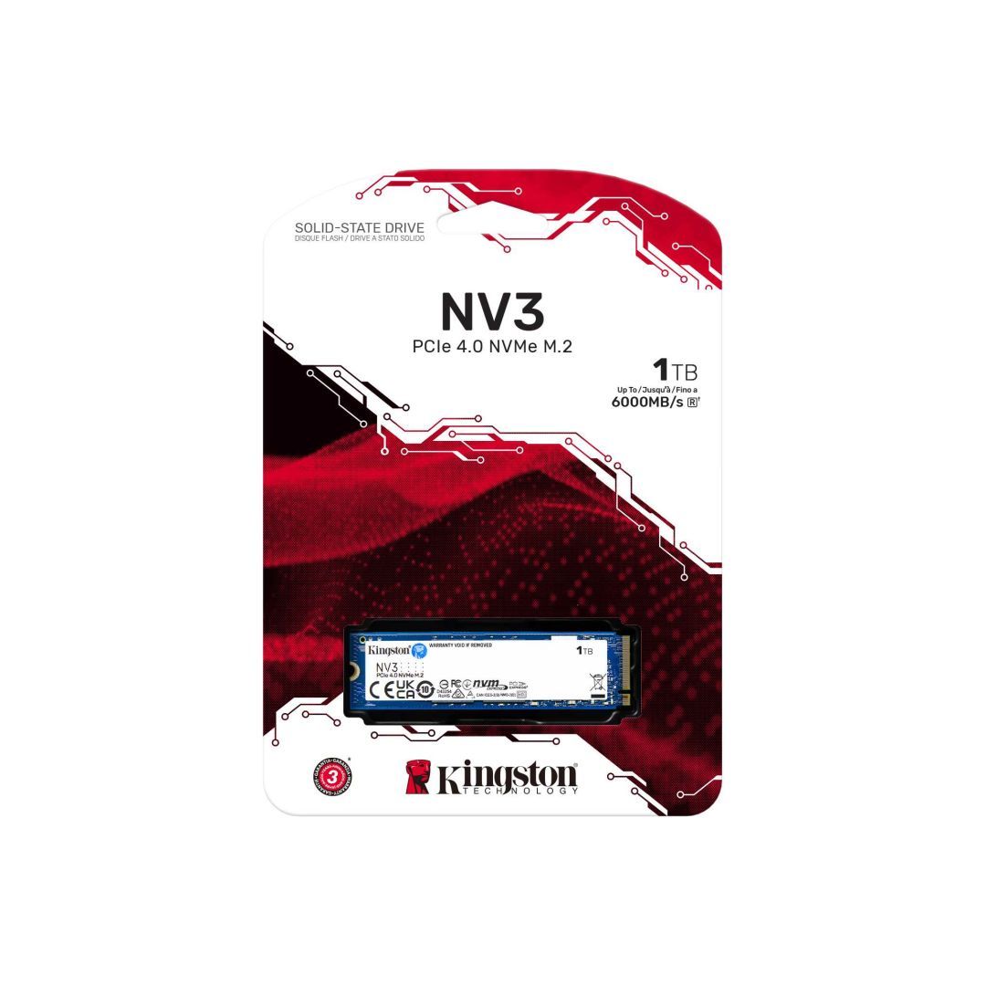 Kingston 1TB M.2 2280 NVMe NV3 Kingston 1TB M.2 2280 NVMe NV3