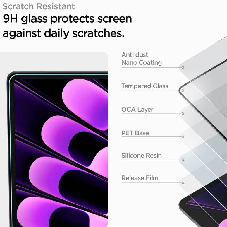 Spigen Glass tR SLIM 1 Pack for MacBook Air 15" M2 2023 Spigen Glass tR SLIM 1 Pack for MacBook Air 15" M2 2023