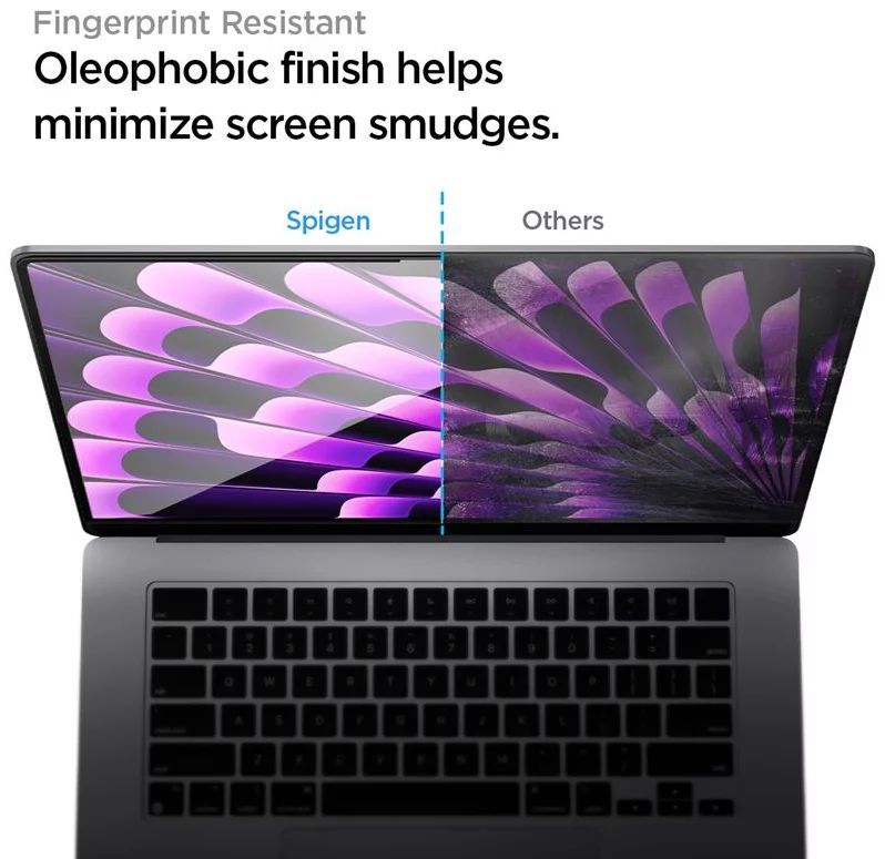 Spigen Glass tR SLIM 1 Pack for MacBook Air 15" M2 2023 Spigen Glass tR SLIM 1 Pack for MacBook Air 15" M2 2023