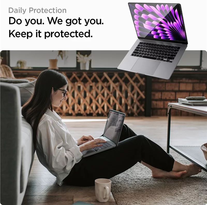 Spigen Glass tR SLIM 1 Pack for MacBook Air 15" M2 2023 Spigen Glass tR SLIM 1 Pack for MacBook Air 15" M2 2023