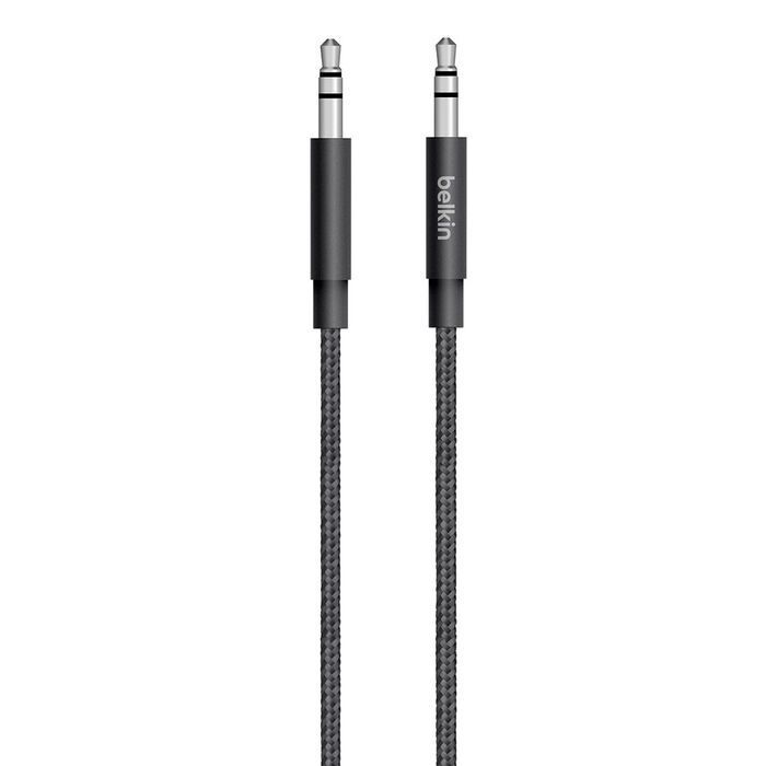 Belkin 3,5mm jack male/male cable 1,2m Black Belkin 3,5mm jack male/male cable 1,2m Black