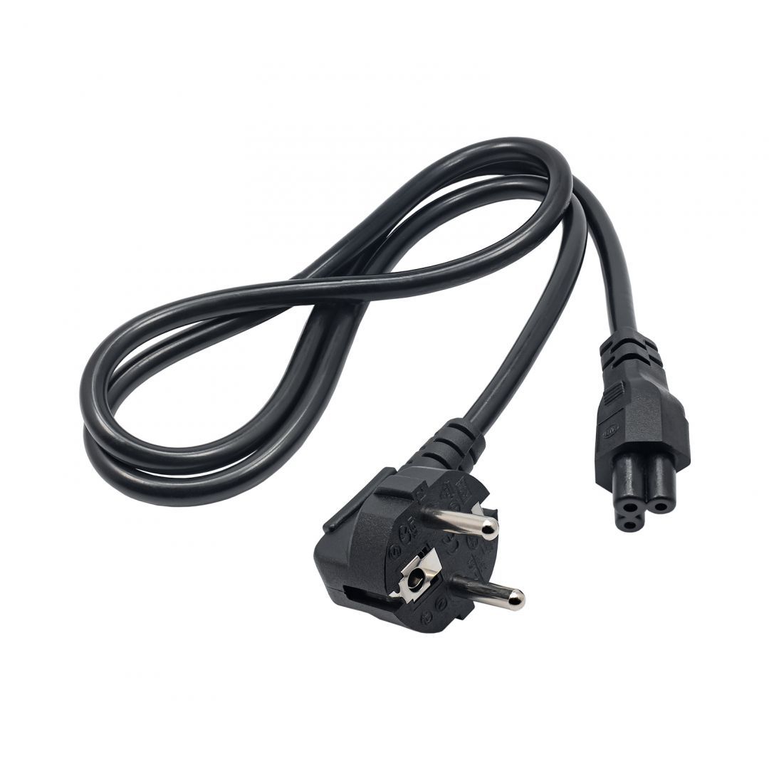 Akyga AK-NB-08A Cloverleaf Power Cable 1m Black Akyga AK-NB-08A Cloverleaf Power Cable 1m Black