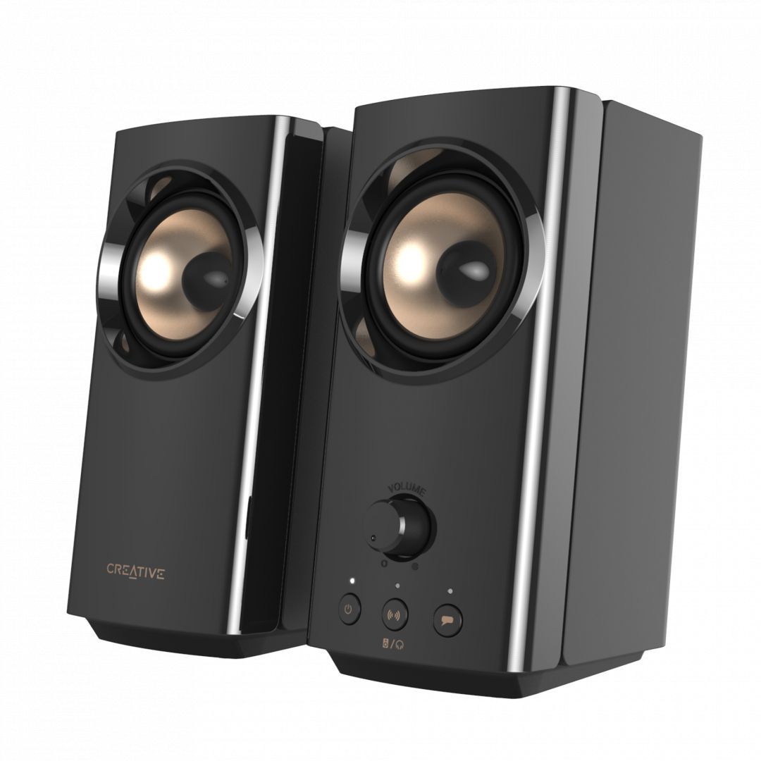 Creative T60 Compact Hi-Fi 2.0 Desktop Speakers Black Creative T60 Compact Hi-Fi 2.0 Desktop Speakers Black