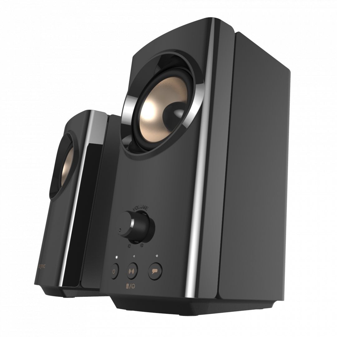 Creative T60 Compact Hi-Fi 2.0 Desktop Speakers Black Creative T60 Compact Hi-Fi 2.0 Desktop Speakers Black