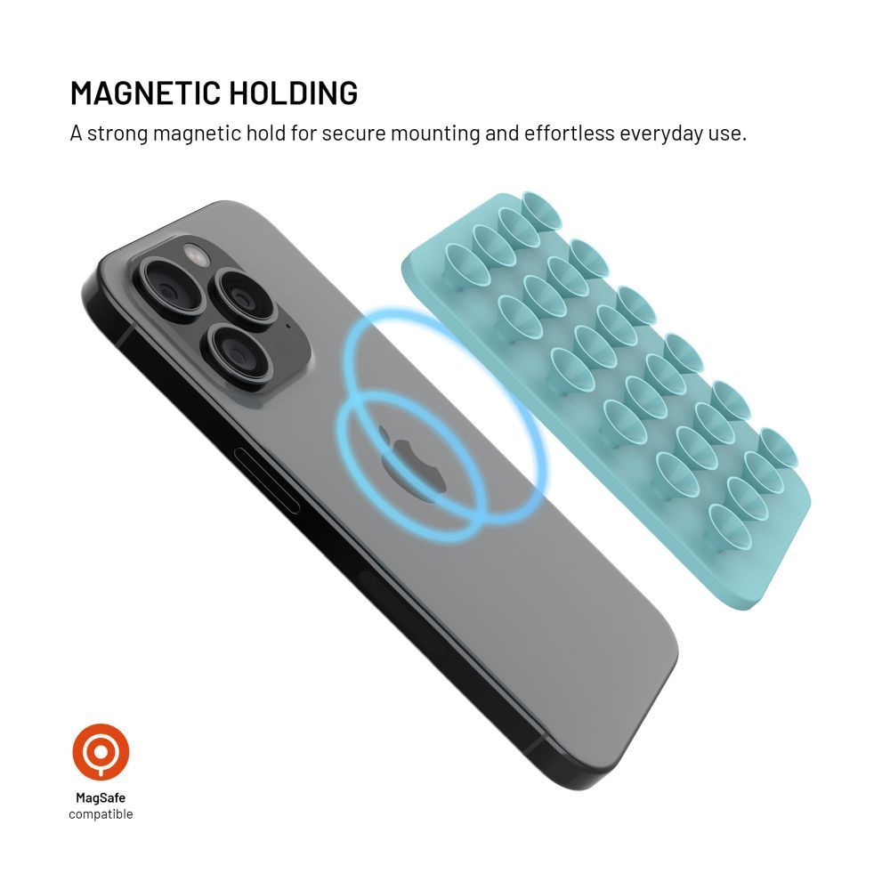 FIXED öntapadós tartó Magsafe kompatibilis, türkíz FIXED öntapadós tartó Magsafe kompatibilis, türkíz