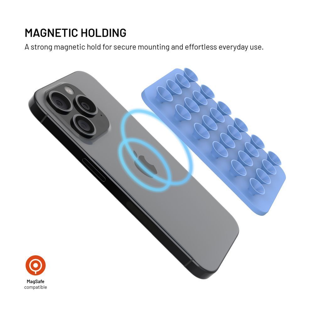 FIXED öntapadós tartó Magsafe kompatibilis, kék