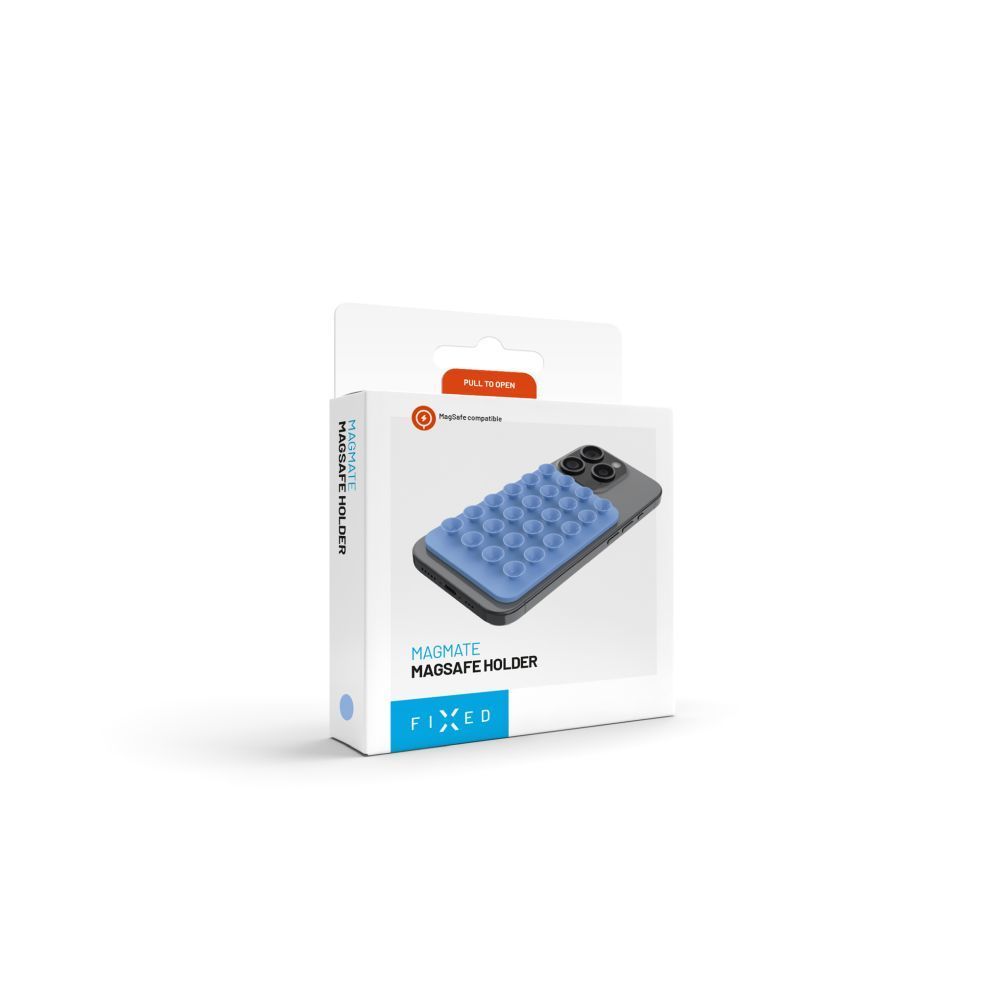 FIXED öntapadós tartó Magsafe kompatibilis, kék