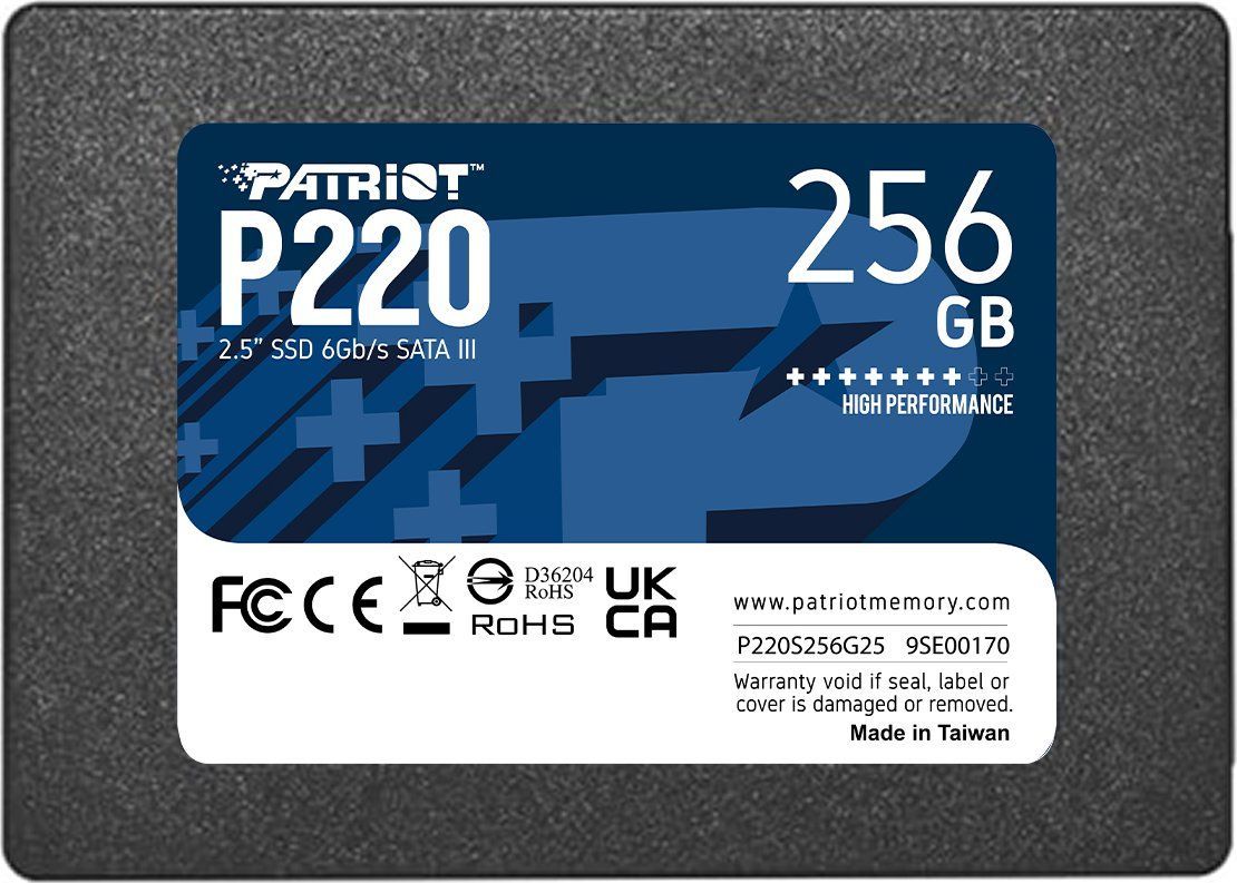 Patriot 256GB 2,5" SATA3 P220 Patriot 256GB 2,5" SATA3 P220