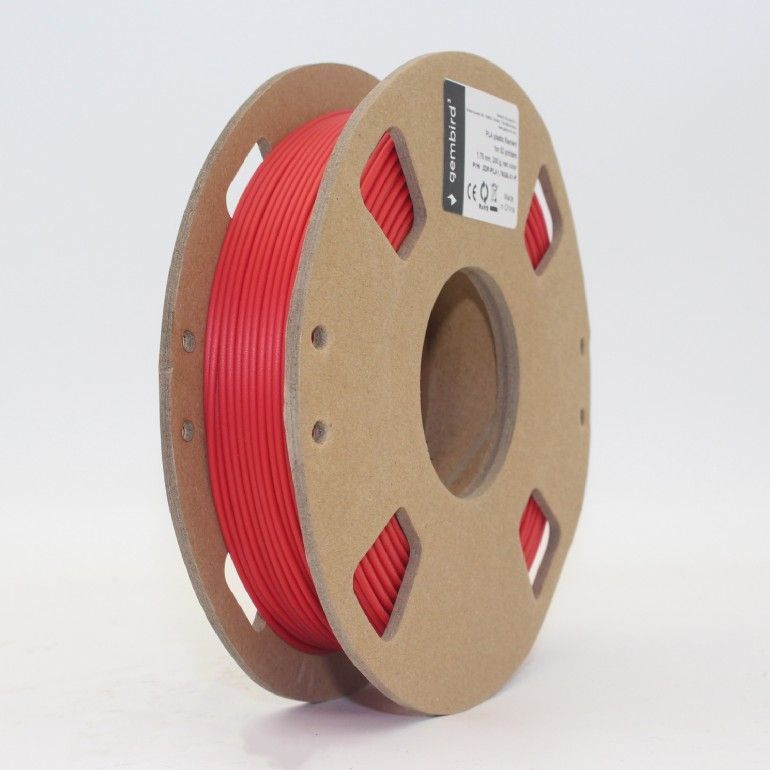 Gembird 3DP-PLA1.75GE-01-R Filament PLA Red 1,75mm 200g GEMMA printer spool Gembird 3DP-PLA1.75GE-01-R Filament PLA Red 1,75mm 200g GEMMA printer spool