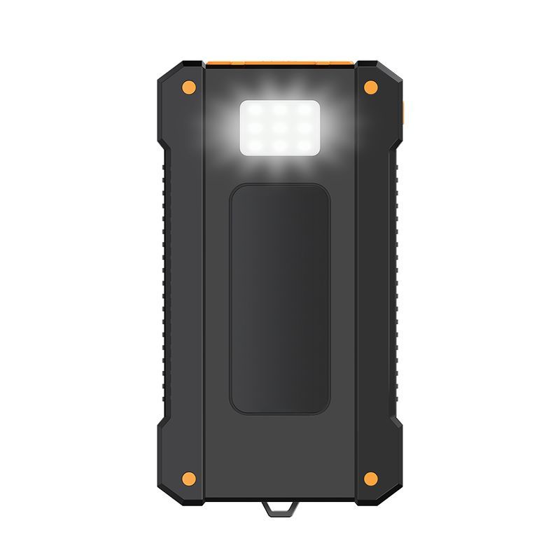 Logilink Solar 10,000 mAh Powerbank Black Logilink Solar 10,000 mAh Powerbank Black