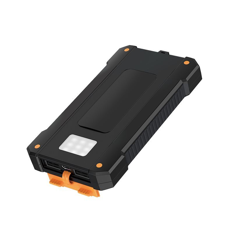 Logilink Solar 10,000 mAh Powerbank Black Logilink Solar 10,000 mAh Powerbank Black