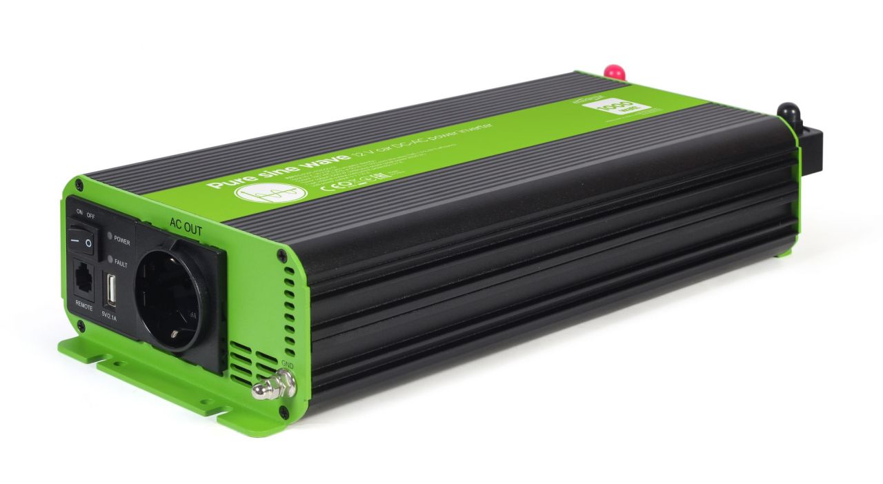 Gembird Energenie 12V Pure sine Wave Car DC-AC Power Inverter 1000W Gembird Energenie 12V Pure sine Wave Car DC-AC Power Inverter 1000W