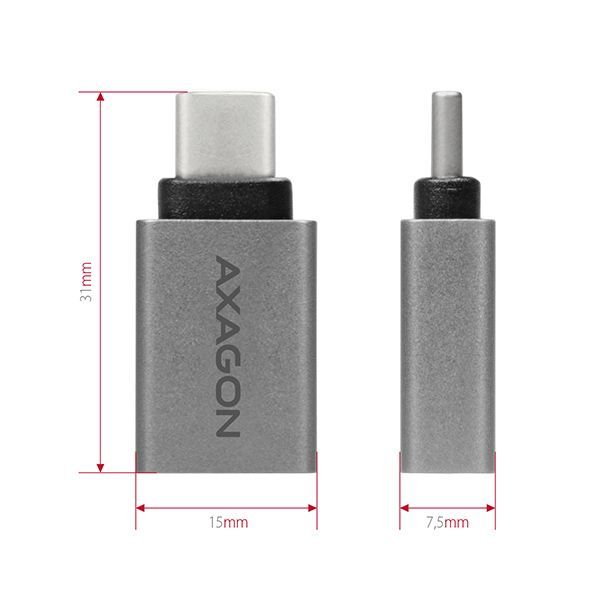 AXAGON RUCM-AFA USB-C 3.1 M > USB-A F AXAGON RUCM-AFA USB-C 3.1 M > USB-A F