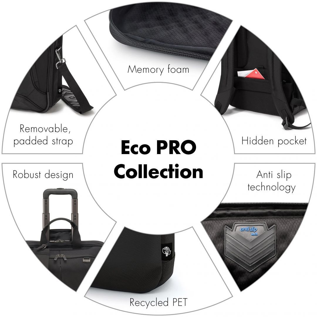 Dicota Laptop Bag Eco Top Traveller Pro 14,1" Black Dicota Laptop Bag Eco Top Traveller Pro 14,1" Black