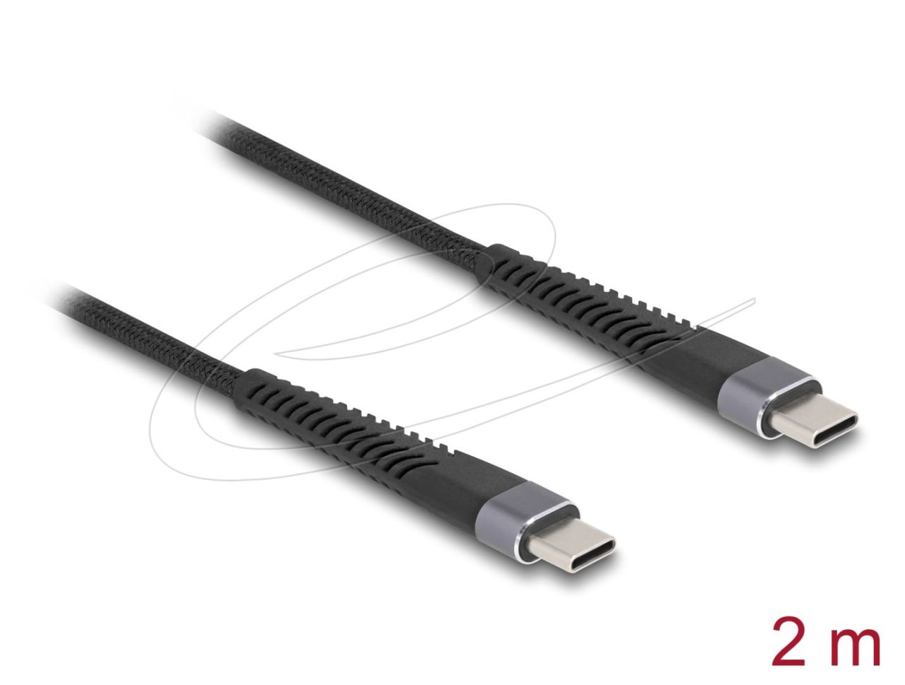 DeLock USB-C to USB-C cable 2m Black DeLock USB-C to USB-C cable 2m Black