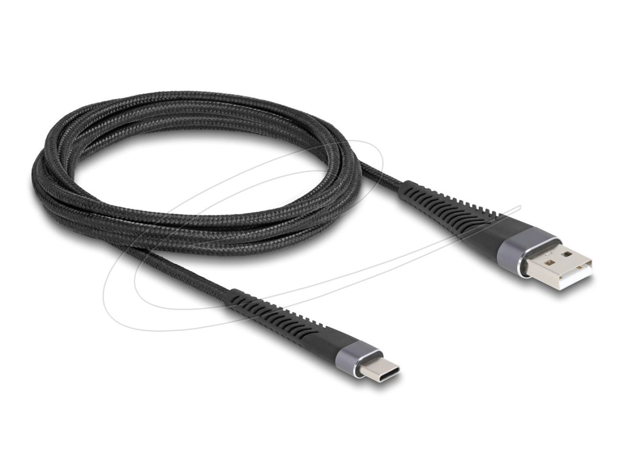 DeLock USB-A to USB-C cable 2m Black DeLock USB-A to USB-C cable 2m Black
