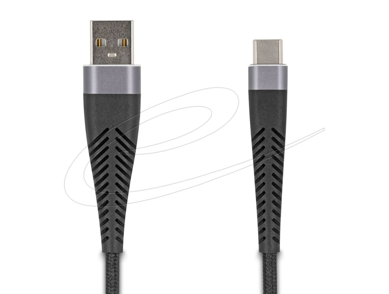 DeLock USB-A to USB-C cable 2m Black DeLock USB-A to USB-C cable 2m Black