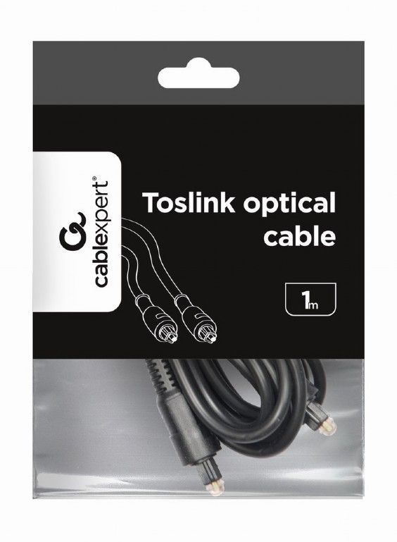 Gembird CC-OPT-1M Toslink optical cable 1m Black Gembird CC-OPT-1M Toslink optical cable 1m Black