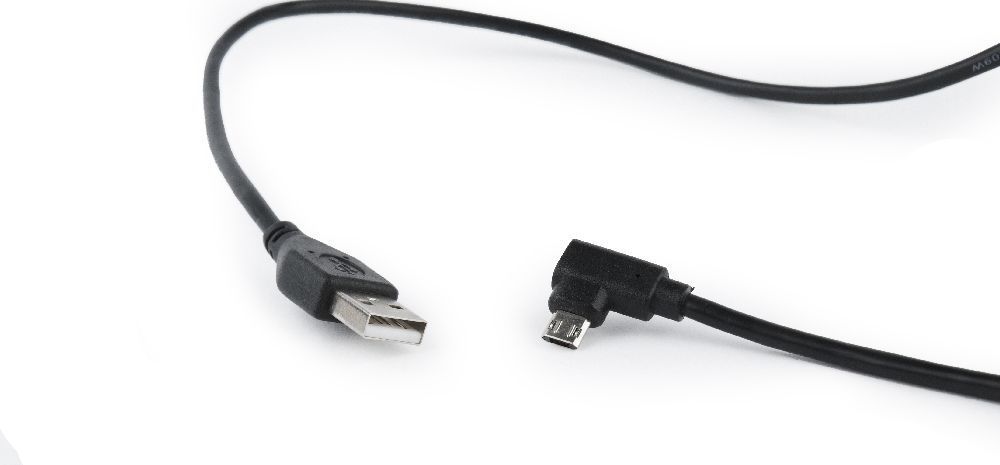 Gembird CC-USB2-AMMDM90-6 Double-sided angled Micro-USB to USB2.0 AM cable 1,8m Black Gembird CC-USB2-AMMDM90-6 Double-sided angled Micro-USB to USB2.0 AM cable 1,8m Black