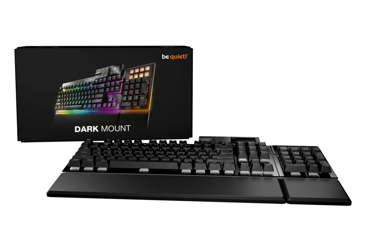 Be quiet! Dark Mount Silent Tactile Gaming Keyboard Black US Be quiet! Dark Mount Silent Tactile Gaming Keyboard Black US