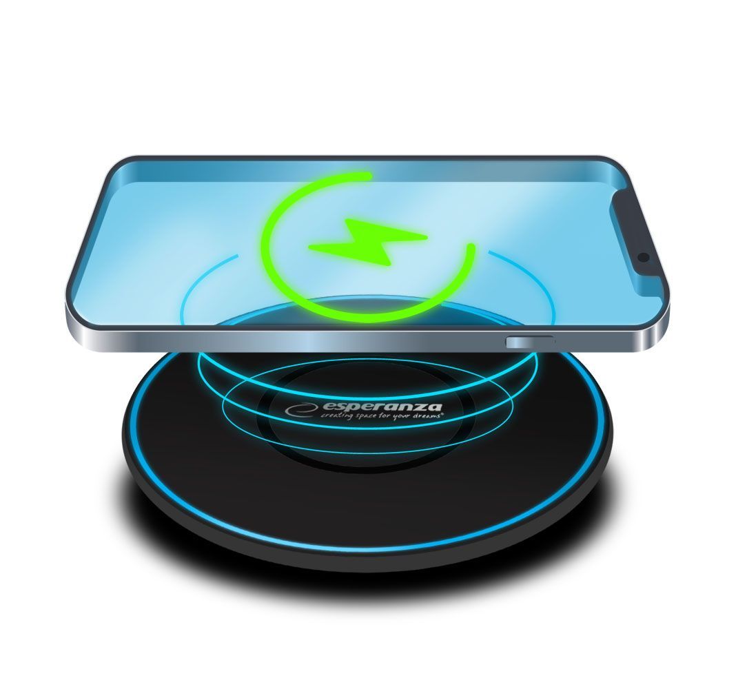 Esperanza EZC103 Quantum wireless charger 10W Black