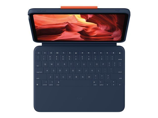 Logitech Rugged Combo 4 Keyboard and Folio Case Classic Blue Logitech Rugged Combo 4 Keyboard and Folio Case Classic Blue