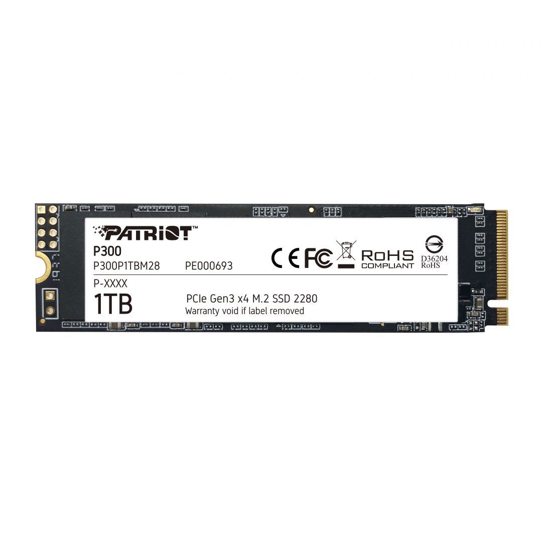 Patriot 1TB M.2 2280 NVMe P300 Patriot 1TB M.2 2280 NVMe P300