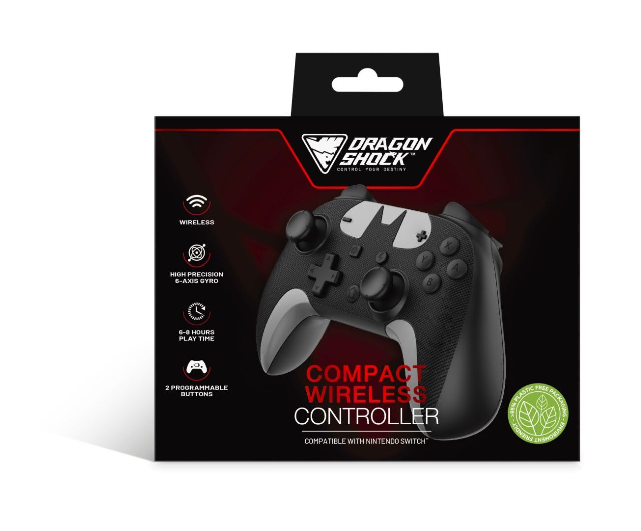 Dragonshock PopTop Compact Wireless Controller for Switch Batman Dragonshock PopTop Compact Wireless Controller for Switch Batman