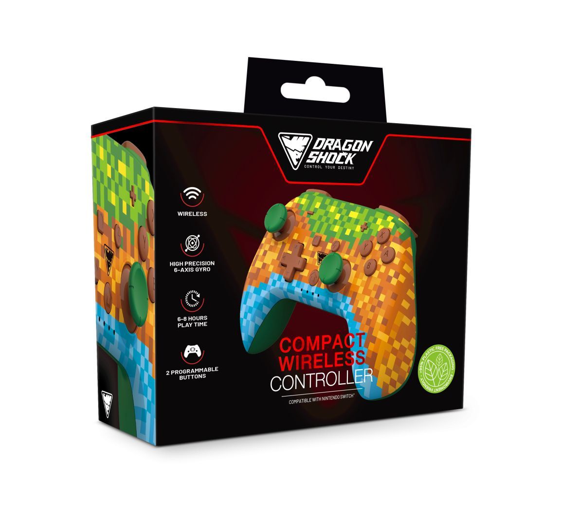 Dragonshock PopTop Compact Wireless Controller for Switch Minecraft2 Dragonshock PopTop Compact Wireless Controller for Switch Minecraft2