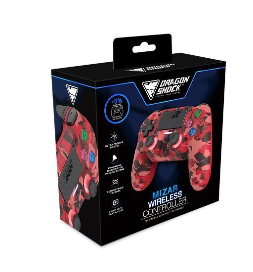 Dragonshock Mizar Bluetooth Gamepad Red Camo Dragonshock Mizar Bluetooth Gamepad Red Camo