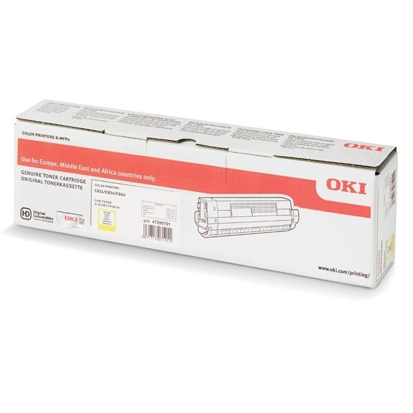 Oki C824/C834/C844 Yellow toner Oki C824/C834/C844 Yellow toner