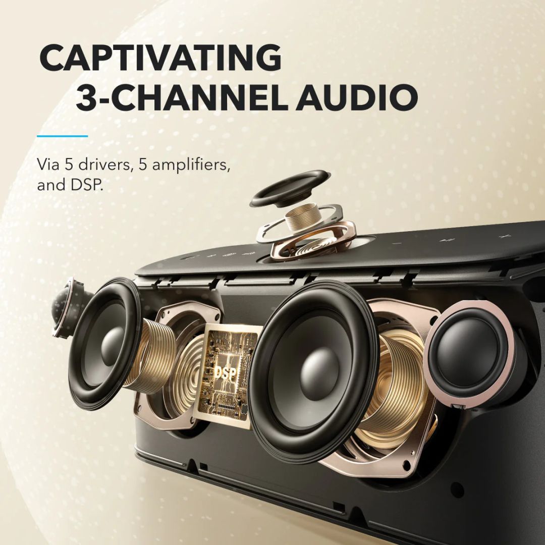 Soundcore Motion X600 High-Quality Sound Wireless Speaker Lunar Blue Soundcore Motion X600 High-Quality Sound Wireless Speaker Lunar Blue