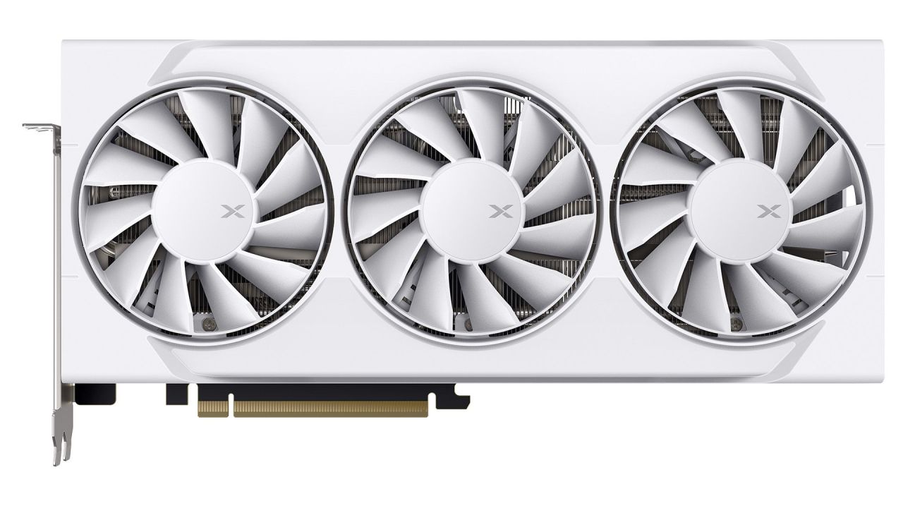 XFX RX9060 XT OC 16GB DDR6 Swift Triple Fan Gaming Edition White XFX RX9060 XT OC 16GB DDR6 Swift Triple Fan Gaming Edition White