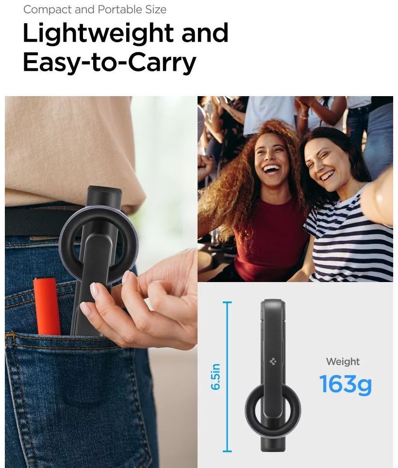 Spigen MagSafe Tripod Selfie Stick Black