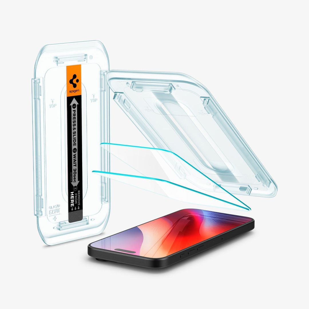 Spigen Glass tR EZ Fit 2 Pack iPhone 16 Pro Max Transparency Spigen Glass tR EZ Fit 2 Pack iPhone 16 Pro Max Transparency