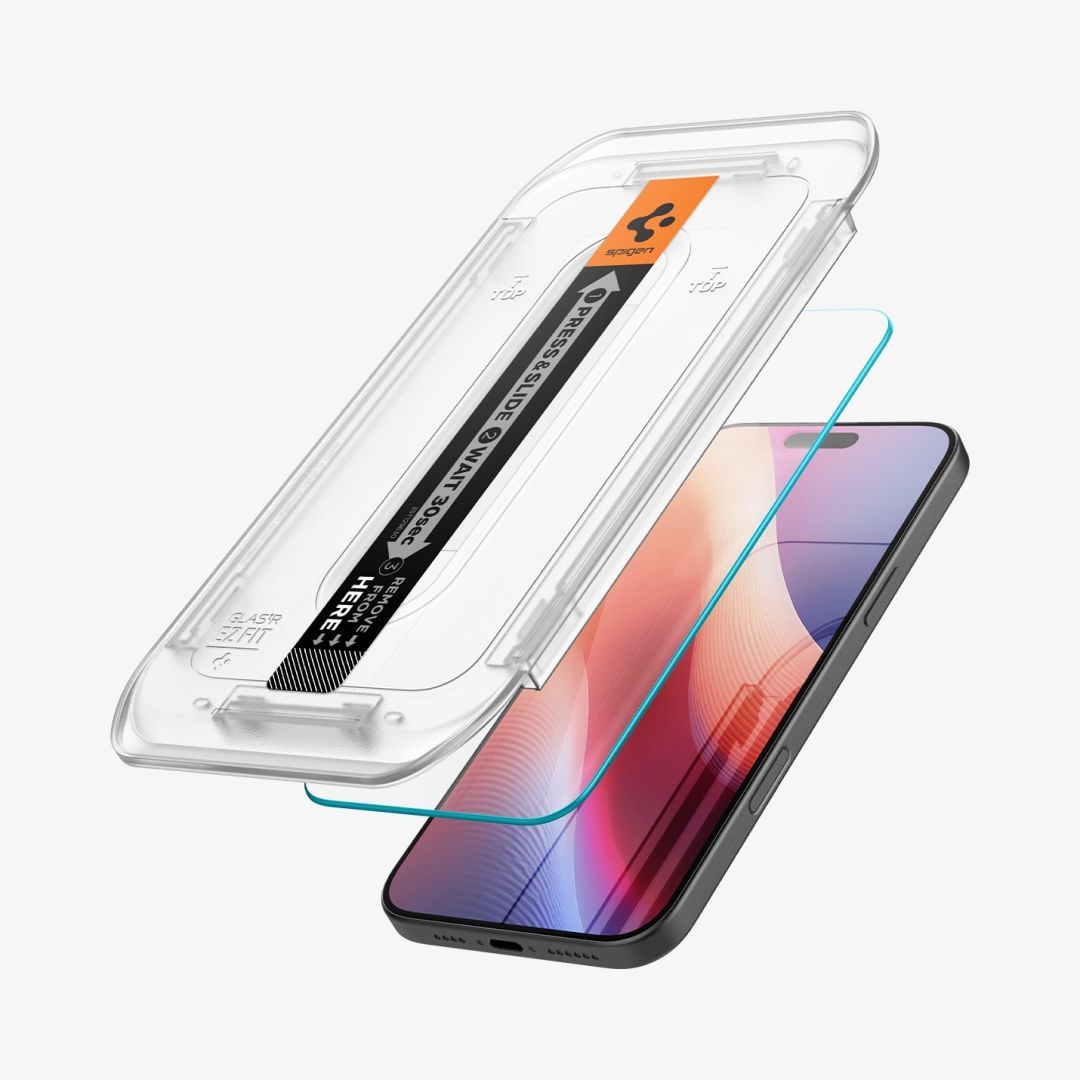 Spigen Glass tR EZ Fit 2 Pack iPhone 16 Pro Max Transparency Spigen Glass tR EZ Fit 2 Pack iPhone 16 Pro Max Transparency