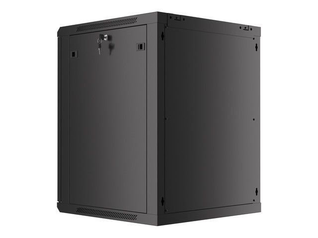 Lanberg 19" 15U Falra szerelhető Rackszekrény Black Lanberg 19" 15U Falra szerelhető Rackszekrény Black