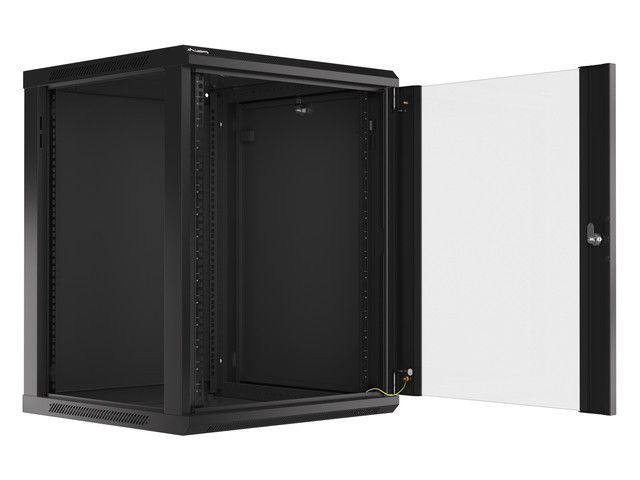 Lanberg 19" 15U Falra szerelhető Rackszekrény Black Lanberg 19" 15U Falra szerelhető Rackszekrény Black