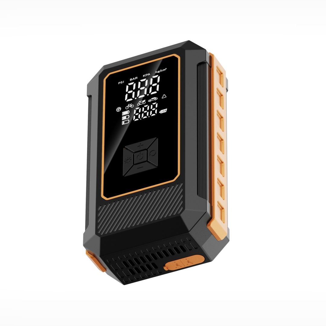 Platinet 8000mAh PowerBank with Car Jump Strater with Compressor Black